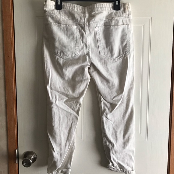 WHITE RIPPED JEANS - Picture 6 of 6